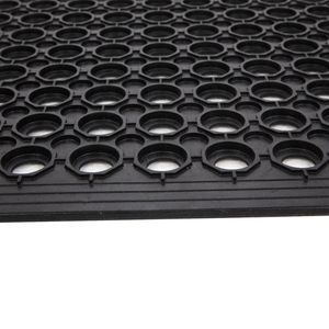 Free Shipping Industrial Anti-fatigue Drainage Kitchen <b>Mat</b> 60*90cm Non-Slip Hexagonal Rubber Multi-Functional <b>Bar</b> Kitchen - Product Image 4