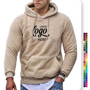 <b>Sherpa</b> Hoodies <b>Men</b> Custom OEM Soft <b>Fleece</b> <b>Hoodie</b> Comfortable Fit for Cold Weather Fashion Use - Product Image 3