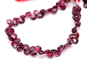 Cuentas de Granate Natural de Hyderabad, Facetadas en Forma de Corazón, 7MM 8MM, Cuentas Sueltas de Piedras Preciosas, Precio al por Mayor, para Fabricación de Joyería - Product Image 6