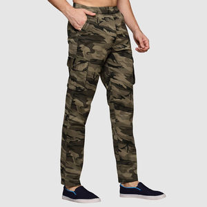 Pantalones Cargo de Camuflaje para Hombre, Ropa Deportiva, Logotipo Personalizado Impreso, Pantalones Cargo Casuales con Parche Bordado, Alta Calidad, 100% Algodón, Secado Rápido - Product Image 4