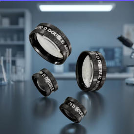 Lentes Asféricas Dobles Negras de 20D, 28D, 78D y 90D para Uso Quirúrgico en Oftalmología, para Indirecto, con Caja, Envío Gratis - Product Image 3