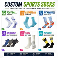 Chaussettes de football antidérapantes avec logo personnalisé, chaussettes de sport pour équipes et clubs, OEM