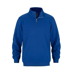 Sudadera de Hombre de Primera Calidad Fabricada por OEM, 100% Algodón Francés, Estilo Clásico, Cierre de Cremallera 1/4, Ajuste Regular, para Invierno - Product Image 4
