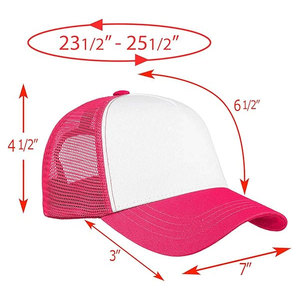 Casquettes de camionneur en maille à 5 panneaux de haute qualité, personnalisables avec votre propre logo brodé en 3D, pour hommes et femmes - Product Image 5