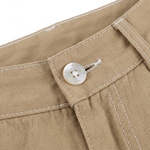 Pantalones Cortos Vaqueros Vintage Unisex Personalizados al por Mayor, Estilo Holgado de Verano, con Acabado Lavado, Moda Urbana, Bordes sin Rematar, Bolsillos Utilitarios, Estilo Hip Hop - Product Image 5