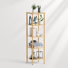 Estante de Bambú Tejido Natural de Tres Niveles, Multifuncional, Estilo Europeo, para Sala de Estar, Organizador, Soporte para Macetas - Product Image 2
