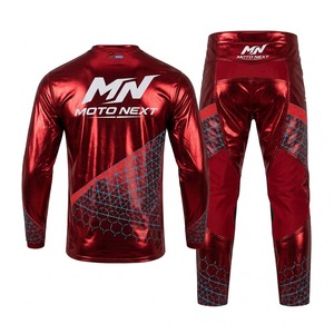 Ensemble maillot et pantalon de motocross pour homme, design personnalisé, logo, manches longues, séchage rapide, 100% polyester, toutes saisons, en vente - Product Image 2