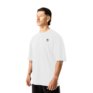 Camiseta de Manga Corta Oversize para Hombre, Estilo Casual, Holgada, de Algodón, Minimalista, para Gimnasio, Venta al Por Mayor OEM - Product Image 2