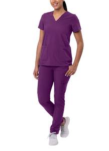 Vêtements d'hôpital pour femmes, sur mesure, extensibles et respirants, ensembles de blouses médicales 2 pièces - Product Image 6
