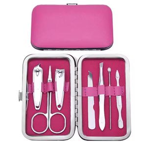 7 In 1 Stainless Steel Nail Kit With <b>Case</b> Portable Manicure Tools Set Classic Style For Adult - Product Image 3