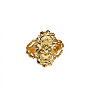 22K Solid Gold <b>Ring</b> for Women Traditional <b>Indian</b> Laxmi Narayan Jewelry 916 Hallmarked Yellow Gold Wedding <b>Ring</b> Fine Jewelry - Product Image 2