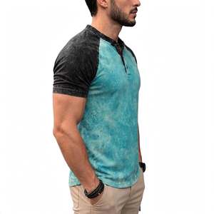 Camisetas Casuales de Manga Corta para Hombre, Corte Holgado, Lavado Ácido, 100% Algodón Jersey, Tela de 260g, Secado Rápido, Transpirable, con Estampado Frontal de Estrella - Product Image 5