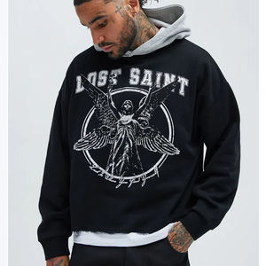 Sudadera con Capucha de Diseño Personalizado de Alta Calidad, 420 Gramos, Estilo Urbano con Diseño Geométrico de Telaraña, Sudadera con Capucha Spider 1:1 - Product Image 1