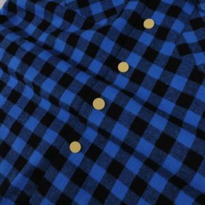 Chemises en flanelle à manches longues à carreaux pour hommes, personnalisables et de haute qualité - Product Image 3