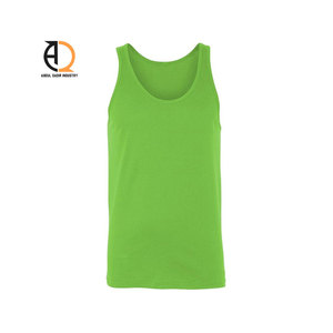 Camiseta sin mangas extragrande de algodón liso para hombre, estilo urbano, de peso pesado, con corte cropped y lavado ácido - Product Image 3
