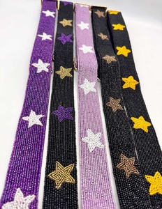 Custom Beaded Polyester Lanyard Embroidered Name Badge Strap Pin Buckle Bag Strap for Party <b>Game</b> Day At Competitive Prices - Product Image 3
