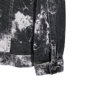 Chaqueta de mezclilla personalizada para mujer, estilo urbano, con botones, lavado ligero, estilo dulce de otoño, manga larga, chaqueta de mezclilla gruesa - Product Image 3
