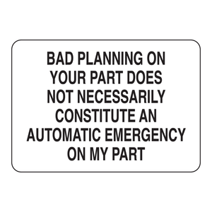 Brady Reflective Traffic Sign <b>Board</b> with Clear Warning <b>Message</b> for Indoor and Outdoor Work Areas - Product Image 1