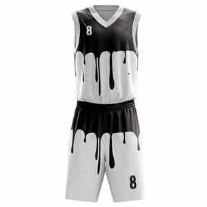Ensemble Maillot/Culotte de Basketball Réversible en Gros – Tenue de Sport Respirante avec Motifs – Uniforme de Basketball - Product Image 2