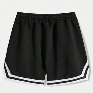 Casual Summer Sports <b>Shorts</b> for <b>Men</b> Plus Size Elastic Waistband Drawstring Workout Pants Polyester Running Basketball Gym Use - Product Image 2