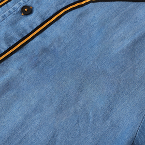 Alpha Denim <b>Baseball</b> Jersey Men Custom Greek Letter Button Up Streetwear High Quality Vintage Blue Jean Sports <b>Baseball</b> Jersey - Product Image 5