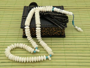 Tasbih de Hueso Natural de 33 Cuentas, Collar de Oración Religiosa, Regalo Islámico - Product Image 4