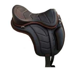 TI101OA062 Vente en gros directe usine Selle d'équitation anglaise Freemax sans arceau en cuir véritable légère avec quincaillerie en acier inoxydable - Product Image 1