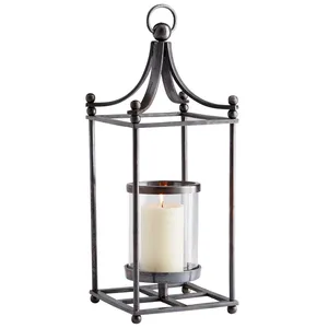Porte-bougie en acier inoxydable de style vintage, fait à la main, écologique, pour décoration rustique de ferme, ZAHID EXPORTS - Product Image 1