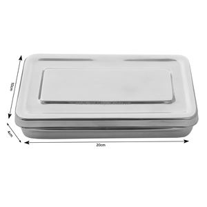 Caja de Instrumentos Quirúrgicos de Acero Inoxidable, Apta para Autoclave, con Certificación CE e ISO, Reutilizable, con Tapa, para Almacenamiento Dental - Product Image 4