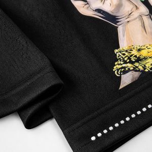 Custom Men Money Print <b>Mesh</b> T Shirt Cargo Shorts Set 2 Piece Summer Streetwear Hip Hop Outfit Breathable Polyester <b>Top</b> Wear - Product Image 6