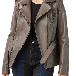 Vestes en cuir pour femmes, nouvelle collection, grande taille, respirantes, imperméables, écologiques, broderies, dernier design, vente en ligne - Product Image 6