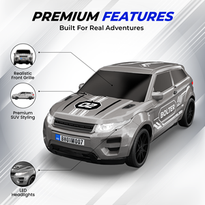 รถบังคับวิทยุ Mirana Bolter SUV สำหรับเด็ก |   รถบังคับวิทยุระยะไกล |   เพิ่มความเร็วเทอร์โบ 1.5 เท่า |   ไฟ LED และยางกันลื่น - Product Image 3