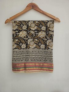 Pareo de Playa Reversible Ecológico de Algodón, Estampado a Mano Indio, Tela Suave de Voile, Pareo de Verano de 1 Pieza, Regalo para Ella - Product Image 3