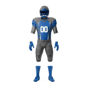 Uniformes de football américain personnalisés de haute qualité 2025 en sergé, tenues de sport, ensembles d'uniformes de football sur mesure, services OEM ODM - Product Image 2