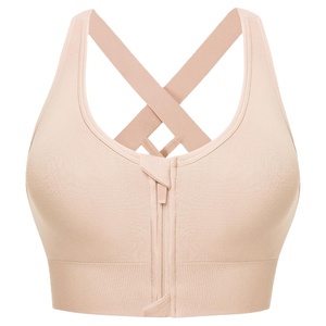 Soutien-gorge de sport à maintien élevé pour femmes avec bretelles réglables, écologique, respirant, séchage rapide, coussinets amovibles pour le fitness, le yoga, la course à pied - Product Image 1