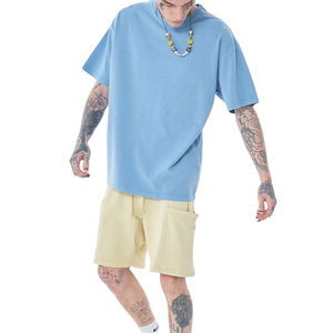 T-shirt oversize à épaules tombantes pour homme, impression personnalisée de haute qualité, séchage rapide, tissu tricoté épais 100% coton, style streetwear - Product Image 2