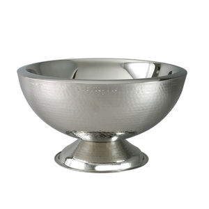 Hot Selling Antique Brass Finish Champagne Bowl Vintage <b>Footed</b> Wine Cooler Aluminum Metal <b>Ice</b> Bucket For Wedding Party Barware - Product Image 2