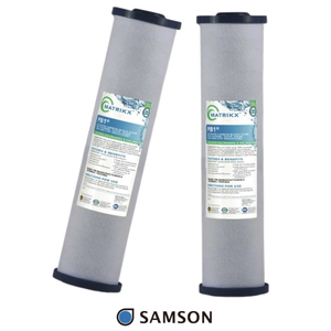 Filtre à charbon compressé pour machine à glace industrielle, certifié WQA, pièce de rechange - Product Image 1