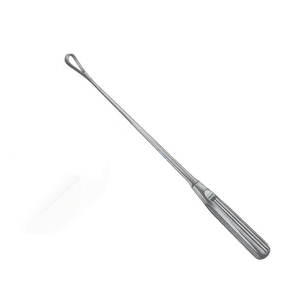 Cureta Uterina Quirúrgica Premium Sims (8 mm) de Acero Inoxidable, Instrumento Ginecológico Manual con Punta Afilada y Cega, Herramienta D&C - Product Image 4