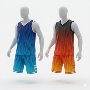 Sublimation Basketball Suit | Pro Team Jersey & <b>Shorts</b> | Unique 3D Shattered Pattern - Product Image 1