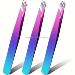 แหนบถอนคิ้วแบบโค้งอุปกรณ์ทำเล็บทำจากสเตนเลสออกแบบได้ตามต้องการ - Product Image 1