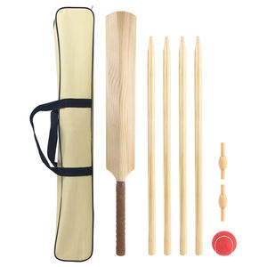 Set de Críquet de Madera Personalizado para Jardín con Bate de Madera con Acabado Antiguo para Promociones, Regalo de Navidad, Publicidad, Souvenir de Fábrica - Product Image 3