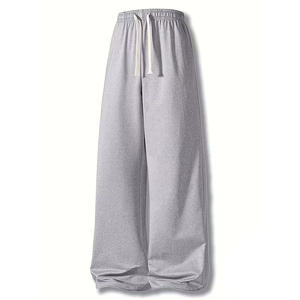 Men Winter <b>Lightweight</b> Elastic Waist Comfortable <b>Jogger</b> Pants Breathable Casual Baggy Gym Wide Leg <b>Joggers</b> - Product Image 1