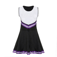 Vêtements de cheerleading pour femmes en gros à bas prix, uniformes personnalisés avec votre propre logo, polyester léger pour l'entraînement