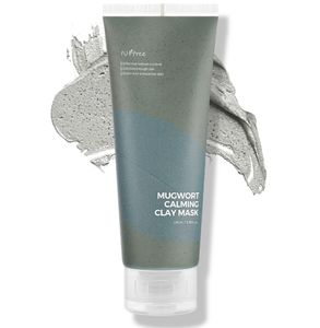 Mascarilla de Arcilla Calmante con Artemisia IsNtree 100ml, 3.38 fl.oz, Cuidado de la Piel Coreano, Limpieza Profunda de Poros y Control de Sebo, Mascarilla Calmante Lavable - Product Image 1