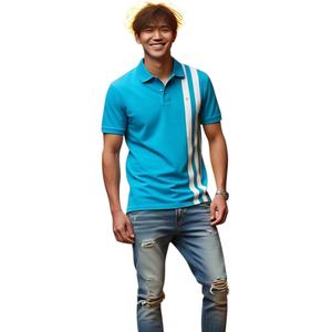 Polo de golf Logotipo personalizado Impreso Camisa DE TRABAJO Poliéster liso Sublimación Hombres Tallas grandes Polos para hombres - Product Image 1