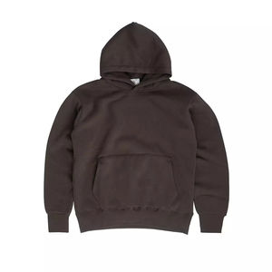 2026 High Quality Men's Hoodies Sweatshirts Unisex <b>Oversized</b> Pullover Hoodies Blank Heavyweight Men Cotton <b>Hoodie</b> OEM Service - Product Image 3