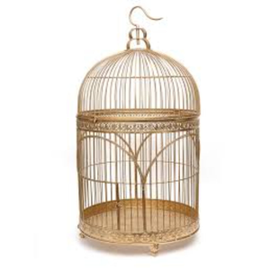 Gold Metal <b>Bird</b> <b>Cage</b> <b>Decorative</b> Vintage Hanging Birdcage Empty Display <b>Cage</b> for Wedding Home Garden Party Decoration - Product Image 6