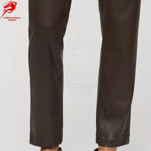Fashion <b>Leather</b> <b>Pants</b> Soft <b>Leather</b> Material Modern Fit Stylish For Streetwear Casual Outfits And Apparel Clothing - Product Image 6