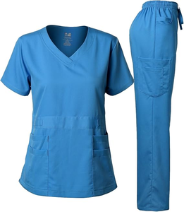 Ensemble d'uniformes médicaux pour infirmiers, haut et pantalon, tissu respirant à séchage rapide, ensemble de blouses médicales - Product Image 2